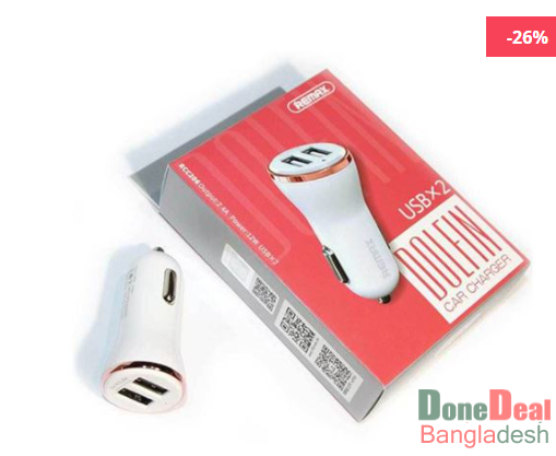 Remax Dolfin Car Charger 3 Ports USB - UNBOXING