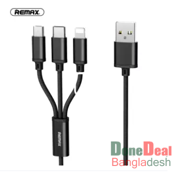 Remax Gition RC-131th 3 in 1 USB Cable Mobile Phone charging data cable