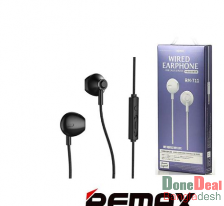 Remax RM-711 Wire Controlled Earplug Earphone