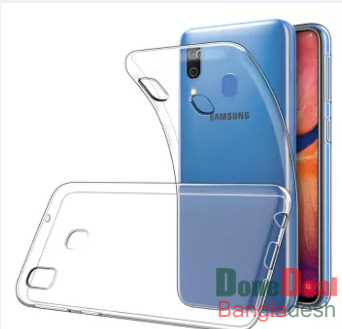 Samsung Galaxy A20 Transparent Back Cover