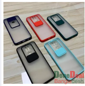 Slide cover protect camera frosted back case for Samsung M31