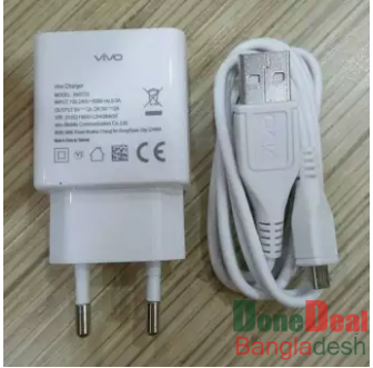 Usb fast Charger Adaptor With Cable for all Vivo phones