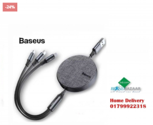 Baseus Fabric 3 in 1 USB Flexible Cable