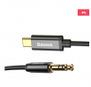 Baseus Yiven M01 Type C Male to 3.5 Male Audio Cable Black.