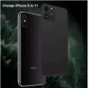 Convert iPhone XS Max To iPhone 11 Pro Max Back Film Cover Case Soft PVC Screen Protector Guard Case