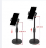Height Adjustable Desktop Mobile Phone Holder Stand 360 Rotate for Live Streaming Shoot YouTube TikT