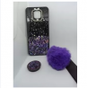 Ladies cover + Pop Up Socket + Pom Pom Back Cover for Xiaomi Redmi Note 9 Pro / Note 9s / Note 9 Pro