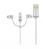 PROMATE UniLink-Trio Apple MFi Trio-Ended Charge & Sync Cable