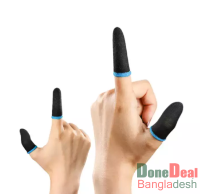 1 Pair(1packet) Breathable Mobile Finger Sleeves / Finger Sleeves / Press Trigger Game Controller Sweatproof Gloves for Mobile Gaming / Finger Sleeves