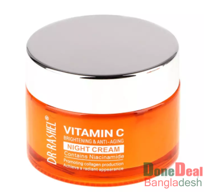 Dr. Rashel Vitamin C Brighte-ning & Anti-Aging Face Cre-am - 50g