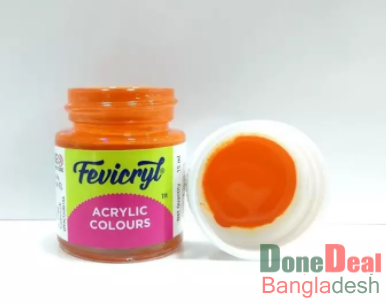 Fevicryl Acrylic Colour Orange -15 ml