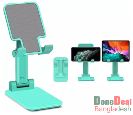 (GADGET DREAM ) T1 Universal Ergonomic Collapsible Adjustable Desktop Tablet Mobile Phone Holder Foldable Extend Cell Phone Support Desk Mount Table S