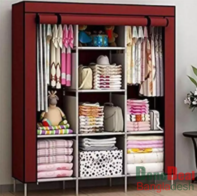 HCX Wardrobe Storage Organizer for Clothes Big Size - Multicolor