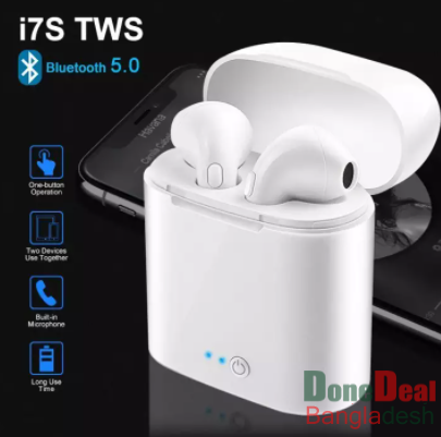 i7s TWS Mini Wireless Bluetooth Earphone Stereo Earbud Headset With air Charging Box