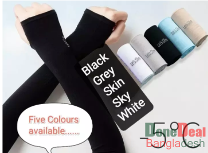 Long Arm or hand Sleeves for both male female - Black,sky blue,skin,white,gray