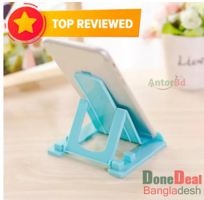 Portable Foldable Table Mini Plastic Cell phone Stand Holder Folding Adjustable Phone Bracket Support for All Smartphones - AntorBd