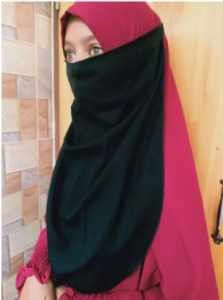 Nose Niqab One Part Muslim Half niqab for women