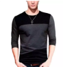 Black & Ass Cotton Full Sleeve Casual T-shirt For Men