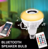 Bluetooth Speaker Bulb Remote Control Colour Change Light - Smart Gadget Soundbar Earphone Headphone