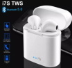 i7s TWS Wireless Bluetooth AirPods Earbuds with Charging case -White