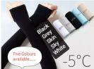 Long Arm or hand Sleeves for both male female - Black,sky blue,skin,white,gray