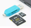 OTG and USB Card Reader - Multicolor