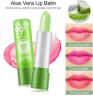 Two in one Aloe vera lip jel 99% sooting gel lipstrick pink colour 1 piece