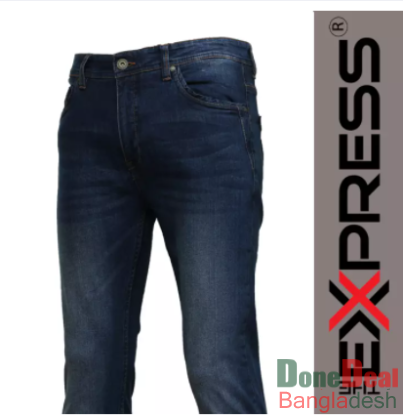 Dark Blue Jeans Pants for Men, Express Denim