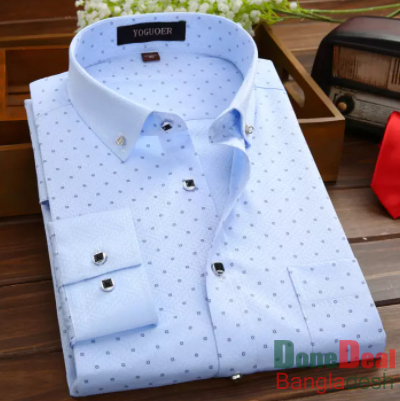 New Stylish Trendy Cotton Oxford Long Sleeve Formal Shirt For Men