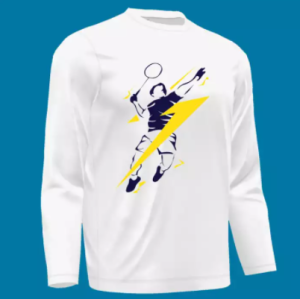 Badminton 2 Full Sleeve T-shirt For Men