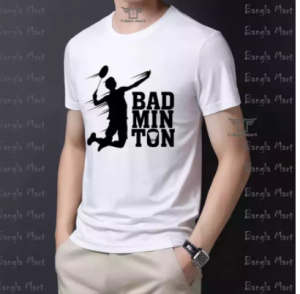 Tshirt for Badminton Lovers