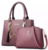 2pcs PU Leather Bag Set Fashion Female Purse and Handbag Shoulder Bags Tote Messenger Bag Purse