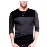 Black & Ass Cotton Full Sleeve Casual T-shirt For Men