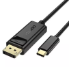 CHOETECH USB C to DisplayPort Cable(6FT/1.8m), USB Type C to DP Cable4K@60Hz Thunderbolt 3 Port Comp