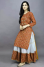 Latest & Glamour Design High Quality Printed With Dollar Work Readymade Skirt & Unstitched Kameez fo