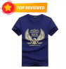 Navy blue Cotton T Shirt For Men