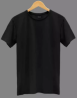 Premium Quality Solid Black Colour T-shirt