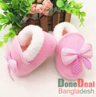 Girl Crib Shoes (6-18 Month) Baby Girl Newborn Winter Warm Toddler Infant Sneaker