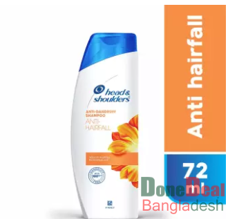 Head & Shoulders, Anti-Hairfall, Anti-Dandruff Shampoo for Women & Men, 72ml