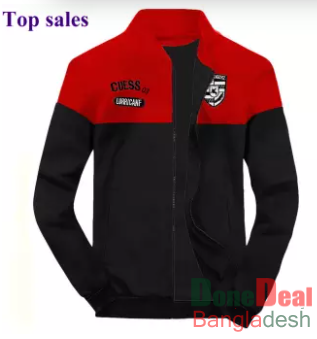 Jacket for Men - Red and Black