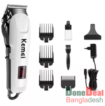 Kemei KM-809A Professional Hair Clipper LCD Display Household Rechargeable Trimmer Haircut Clipper Cutter Styling Tool
