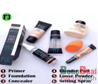 Make up Combo pack six pcs full coverage foundation