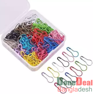 Metal Hijab Safety Pin for Women Multicolor Small Size ( 100 PCS )