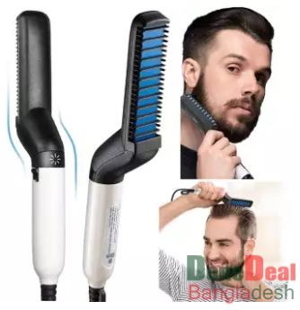 Modelling Comb Men Beard and Hair Quick Straightener Curling Straightener