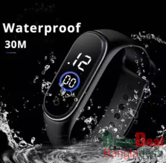 Silicone New Fashion LED Sports Watch Waterproof