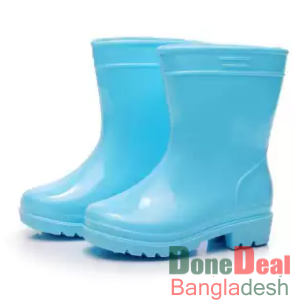 Solid Color Waterproof PVC Rain Shoes Anti-slip Rain Boots Unisex for 4 Season
