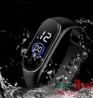 Touch LED Sports Watch Waterproof for Unisex Silicone Smart Fashion watch