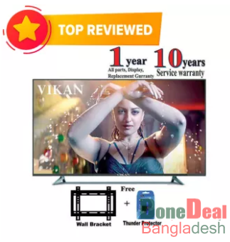 Vikan HD LED TV - 32 - Black Smile (4k supported)