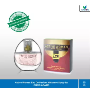 ACTIVE WOMEN - 15ml Miniature Spray Perfume by Chris Adams