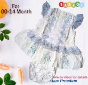 Baby Girls-Alom Brand-Comfort Dress- 0-16Month